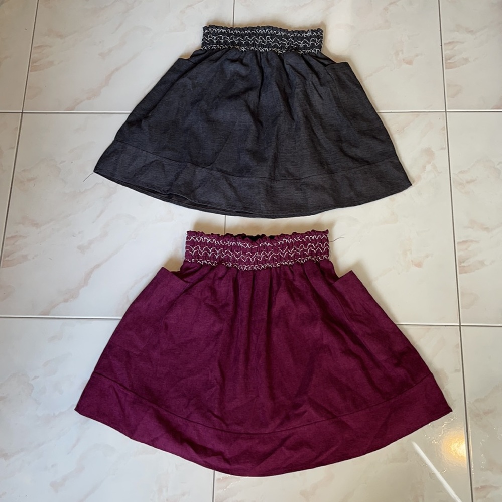 🐙🐘NWOT Bundle of two beautiful skirts for girls🐘🐙